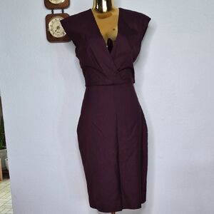 Elegant Purple Women's Dress